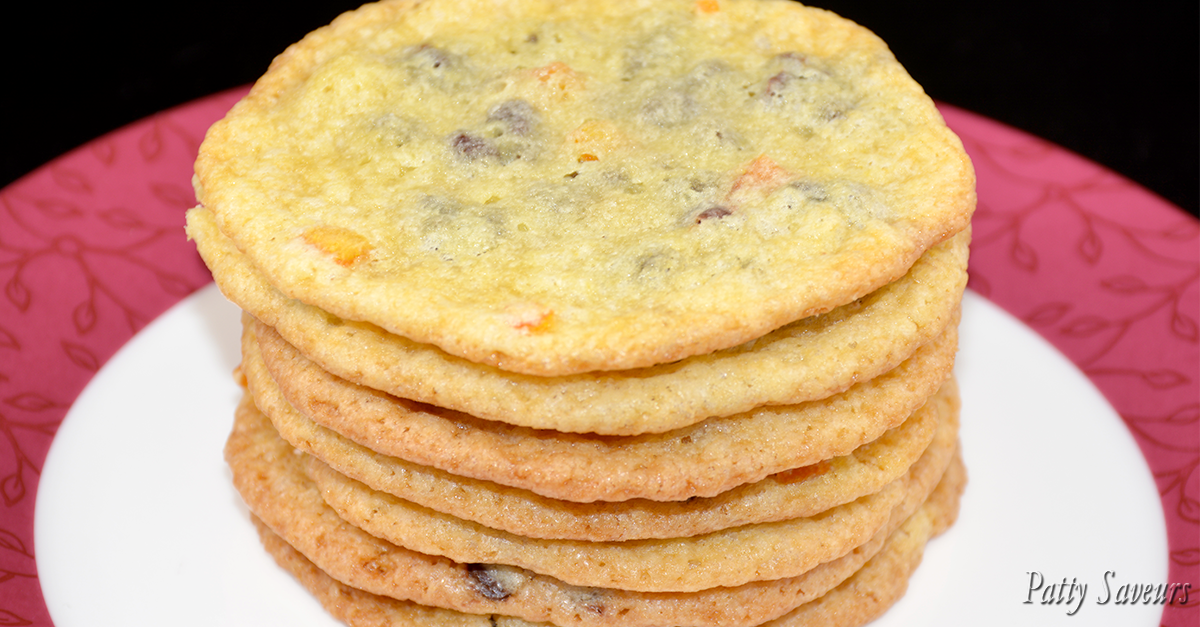 Chocolate Chips and Orange Peel Cookies