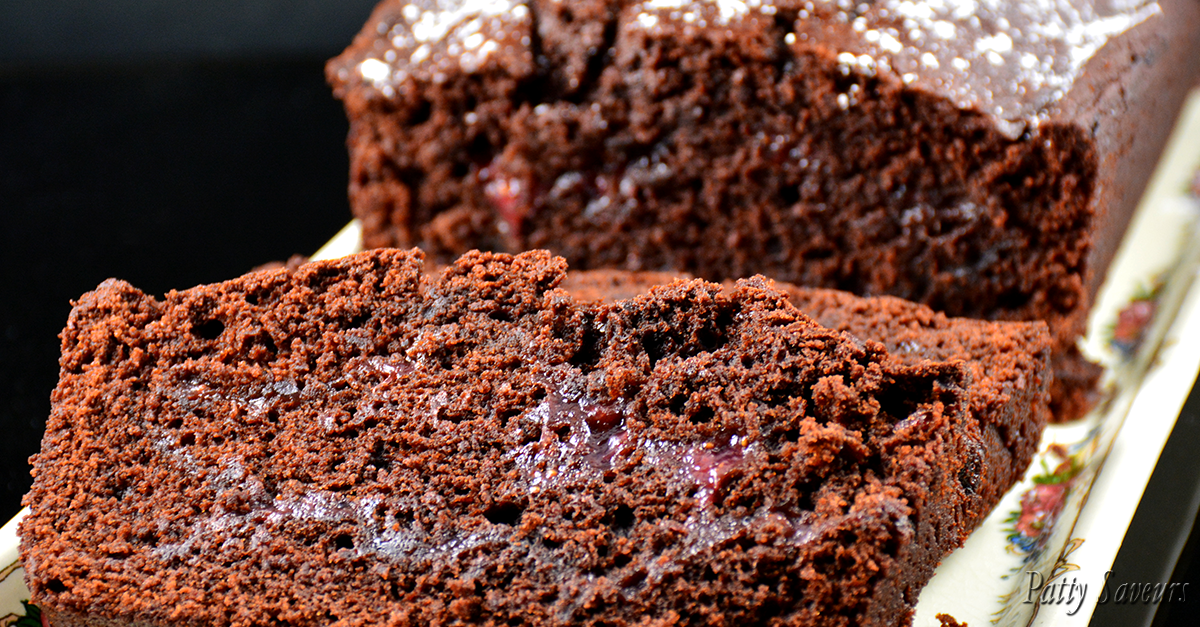 Patty Saveurs Chocolate Strawberry Jam Quick Bread