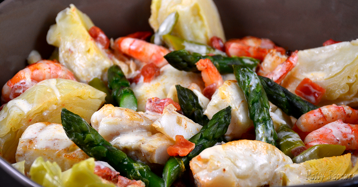 Cod and Shrimps Crockpot