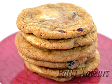 Cookies Cranberry et Chocolat Blanc petite