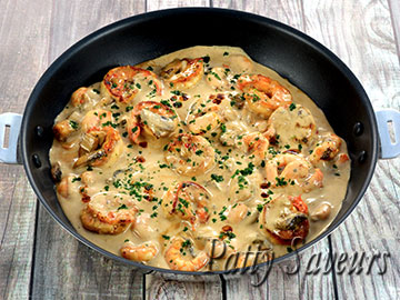 Garlic Shrimp Coconut Milk Sauce small