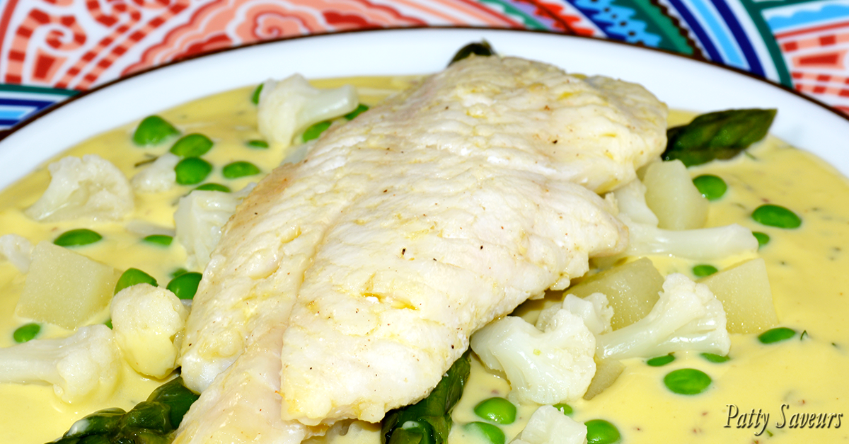 Patty Saveurs Grilled Bream Fillet with Hollandaise Sauce