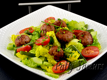 Italian Sausage Meatballs Salad small