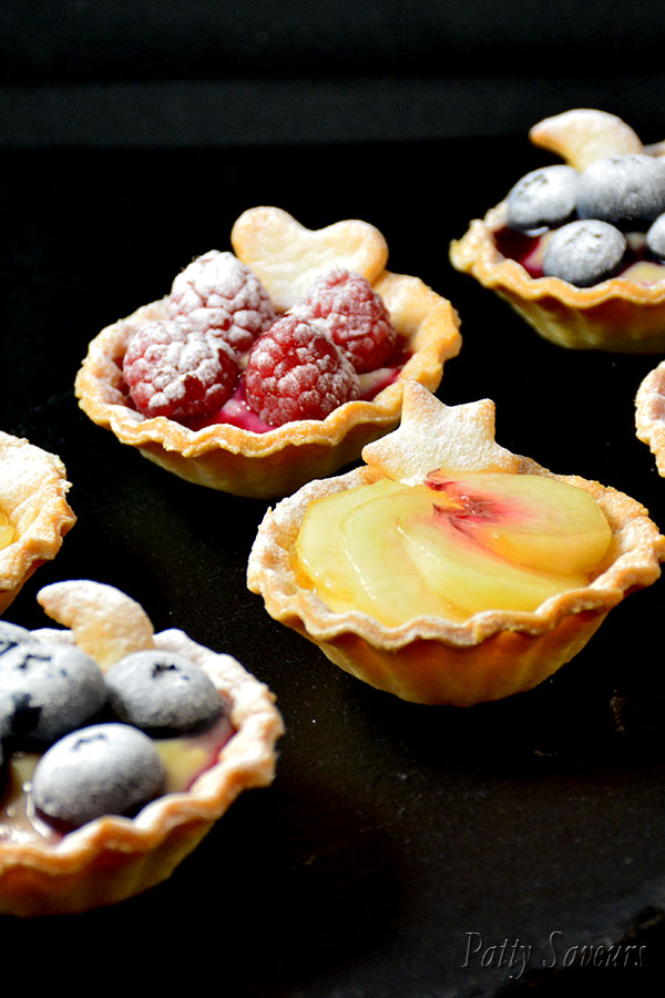 Mini Peach and Berry Tartlets