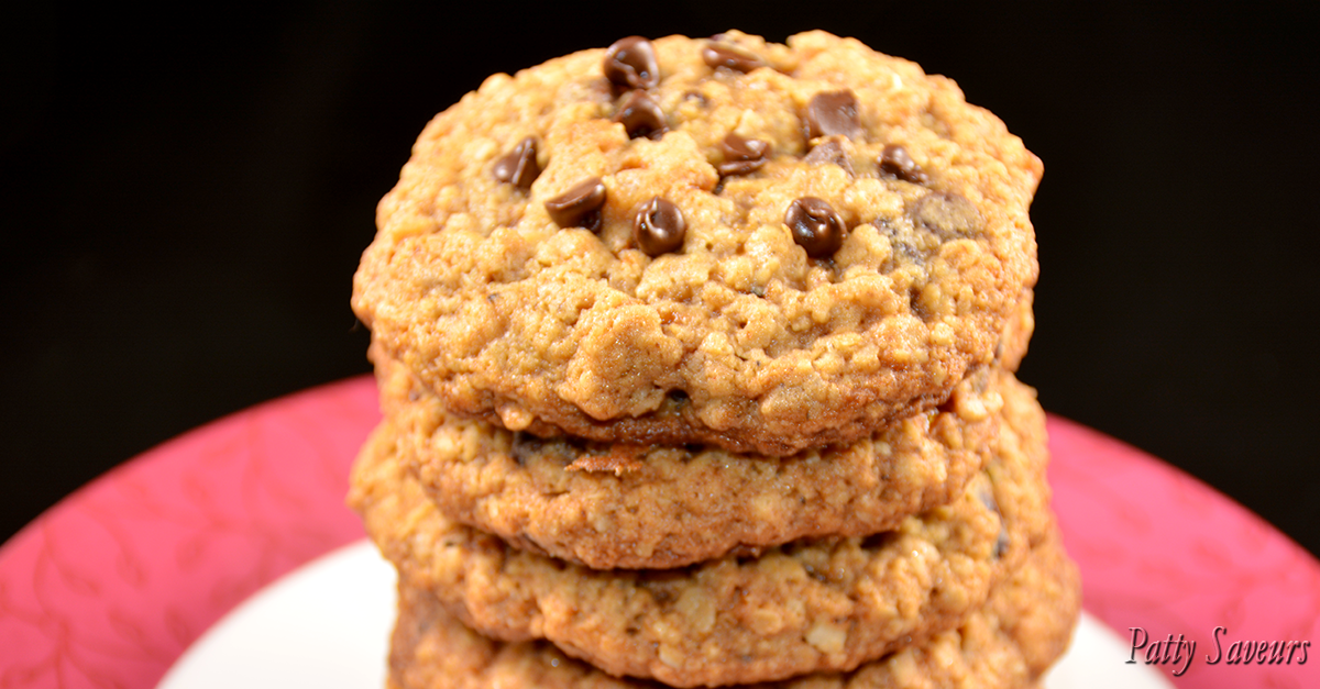 Oatmeal Pear Pecans Choc Chip Cookies