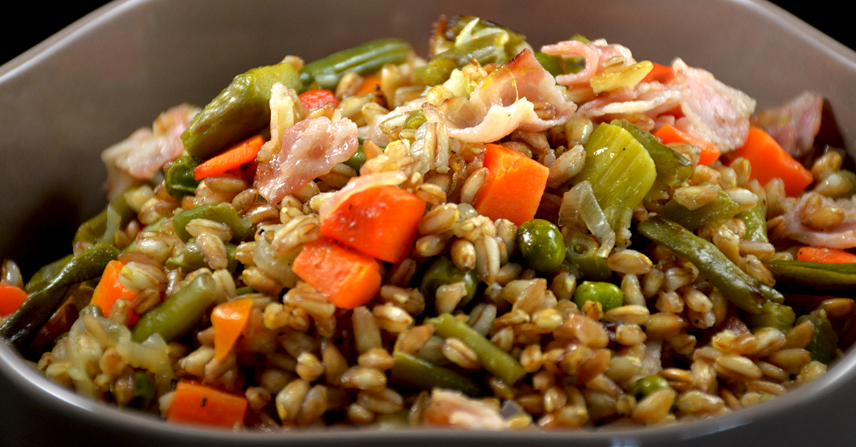 Patty Saveurs Epeautre Sauté aux Petits Légumes