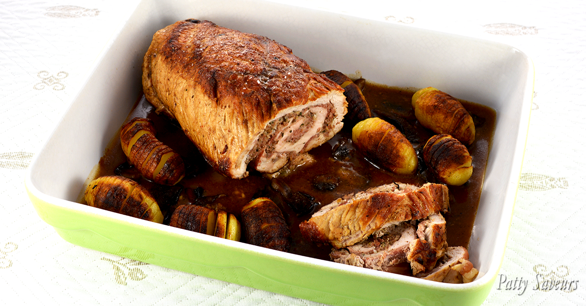 Rôti de Dinde Roulé Farci