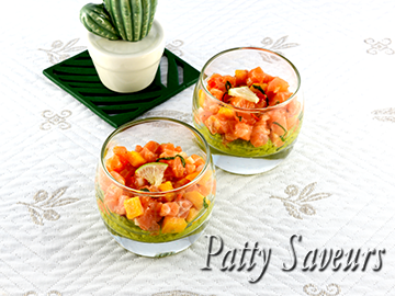 Salmon and Salsa Appetizers Cups small