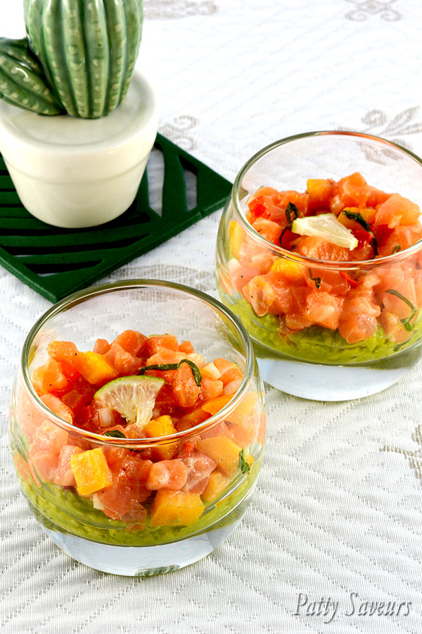 Salmon and Salsa Appetizers Cups Pinterest