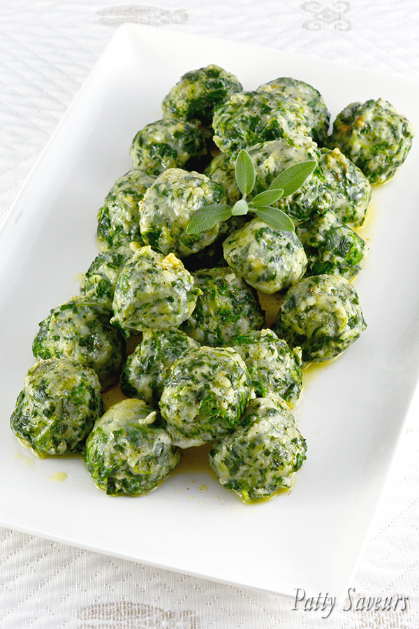 Spinach Gnudi with Brown Butter pinterest
