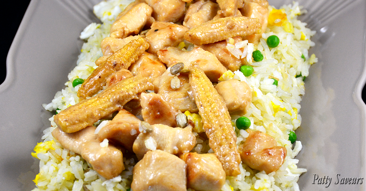 Thai Chicken Fried Rice - Patty Saveurs
