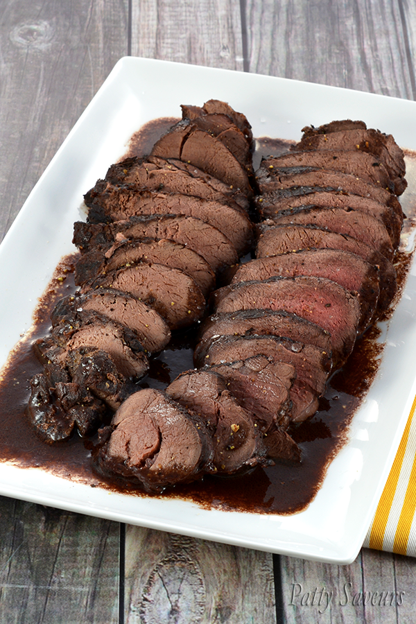 Wild Boar Tenderloin Port Sauce